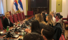 10 February 2020 MP Vesna Markovic in meeting with the representatives of the Atlantic Council